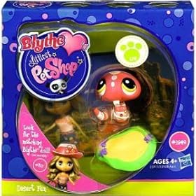  Littlest Pet Shop Blythe Loves Postcards Series 1 Figure Desert FunSnake