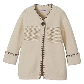 Infant Girls' Genuine Kids from OshKosh® Long-Sleeve Cardigan Sweater - Heavy Cream