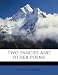 Two Fancies and Other Poems