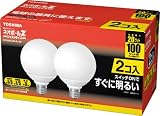 東芝 ネオボールZ ボール電球100ワットタイプ 3波長形電球色 ガラス乳白色 2個パック     EFG25EL/20-ZJ-2P