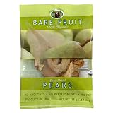 Bare Fruit Organic Dried Pears, 0.64-Ounce Pouches (Pack of 96)