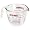 image Pyrex Prepware 1-Cup Measuring Cup, Clear with Red Measurements