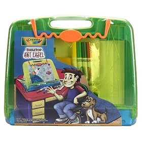 Crayola - Folding Tabletop Art Easel by Binney & Smith