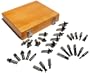 Denali 30-Piece Professional 1/2-Inch Tungsten Carbide Shank Router Bit Set in Wooden Box
