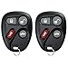 2X KeylessOption Key Fob Replacement for 2001 2002 2003 2004 2005 Buick Cadillac Chevrolet Chevy Oldsmobile Pontiac Remote, 4-Button 25695954, Locksmith Required