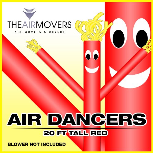 20FT Red Skyer  Wacky Waving Inflatable Fly Sky Guy Puppet Advertising Dancing Tube