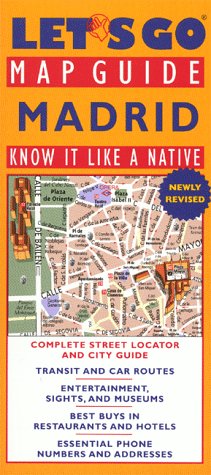 City Travel Guides Discounted  Books : Let's Go Map Guide Madrid (2nd Ed) (Let's Go: Map Guides)