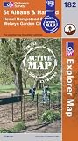 St Albans and Hatfield (OS Explorer Map Active)