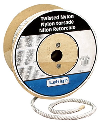 Lehigh Secure Line TN345 Twisted Nylon Rope, 3/4-Inch by 150-Foot On Sale