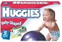 Huggies Baby-Shaped Fit Diapers, Size 5, 116-count