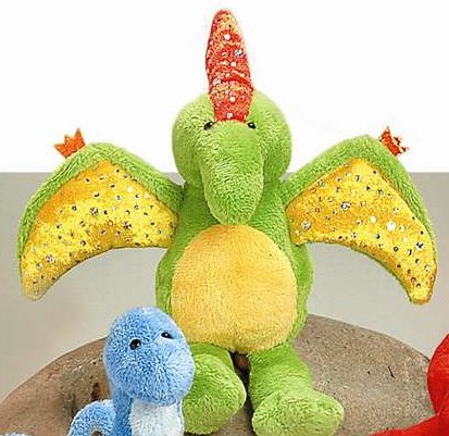 51R3DDSqF9L Luv Pets Plush Green Stuffed Animal Dinosaur