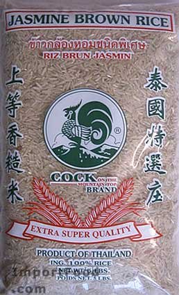 Thai Brown jasmine rice - 4 lbs by ImportFood.com