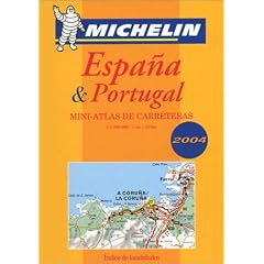 Espana and Portugal Mini-atlas de Carreteras 2004