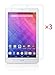 FanTEK Acer Iconia One 8 B1-820 8-Inch Tablet Screen Protector - 3 Pack Ultra Thin Crystal Clear High Definition Anti-Bubble Cover Guard