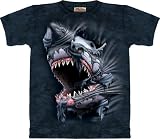 Breakthrough Shark Youth T-shirt 100% Cotton Short Sleeve Shirt with Jaws