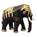 EXP Handmade Decorative Wood Elephant Sculpture Figurine