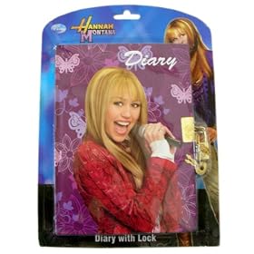 Disney Hannah Montana Diary Note Book With Lock and Key by Hannah Montana