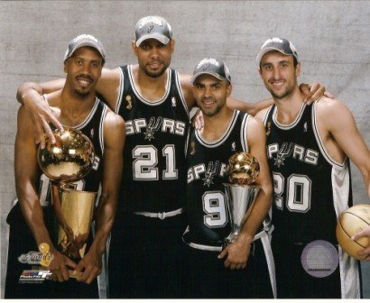 San Antonio Spurs 2007 NBA Champs Group 8x10 Photo