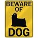 yorkshire_terrier4yorkshire terrier - BEWARE OF YORKSHIRE TERRIERS PARKING SIGN DOG