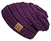 H-6007-74 Day/Night Beanie - Dark Purple