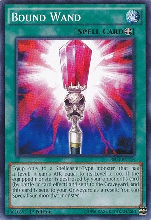 Yu-Gi-Oh! - Bound Wand (BP03-EN175) - Battle Pack 3: Monster League - 1st Edition - Common