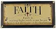 Faith Inspirational Wall Plaque