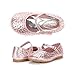 Dream Pairs ANGEL-66 Mary Jane Rhinestone Velcro Strap Ballerina Flat (Toddler/ Little Girl) New