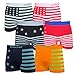 Mens Nylon Stretchable Seamless Boxer Briefs Underwear 6-Pack, Size M/L