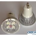 8W GU10 (4 x 2W) superhellen CREE LED Gl�birnen in warmwei� - Neue Ware mit einem speziellen Einf�hrungspreis. Heller als 9W LED und ein passender Ersatz f�r 50W Halogen