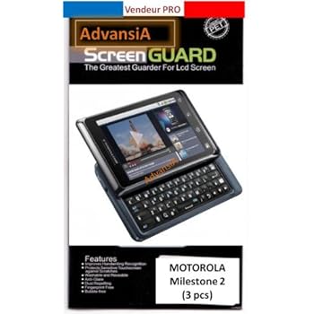3 Film Protection Ecran Motorola milestone 2 [Appareils électroniques]