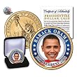 Barack Obama Colorized Coin