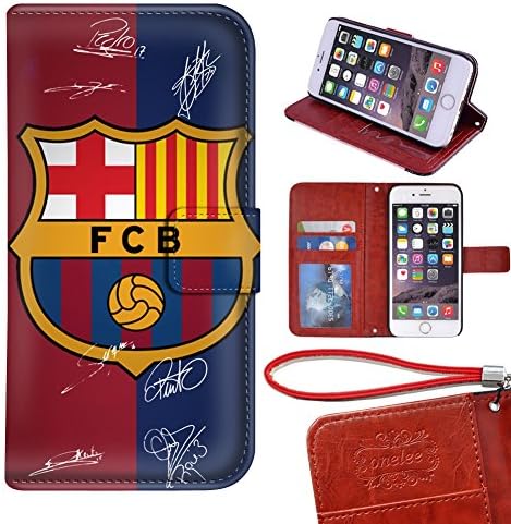 Messi Wallet Case, Lionel Messi iPhone 6S Plus Wallet Case 5.5" Card Slots Flip Magnetic PU Leather iPhone 6 Plus Wallet Case