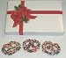 Health & Personal Care : Scott's Cakes 1/2 lb. Dark Chocolate Covered Pretzel with Chocolate Chips & Jimmies in a Ribbon n Holly Box