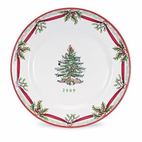 Spode Christmas Tree 2009 Collector Plate (Dated)