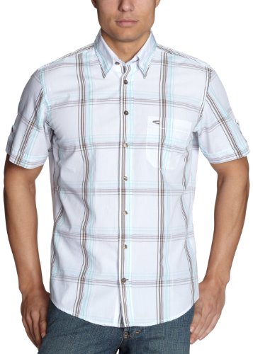 camel active Jack B.D. Herren Hemden/ Freizeit, Gr. 50 (M), Wei (white 1) Preisvergleich