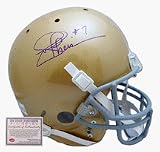 Joe Theismann Autographed Notre Dame Fighting Irish NCAA Mini Replica Football Helmet