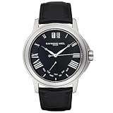 Raymond Weil 9576-STC-00200 Men's Tradition Black Leather Watch