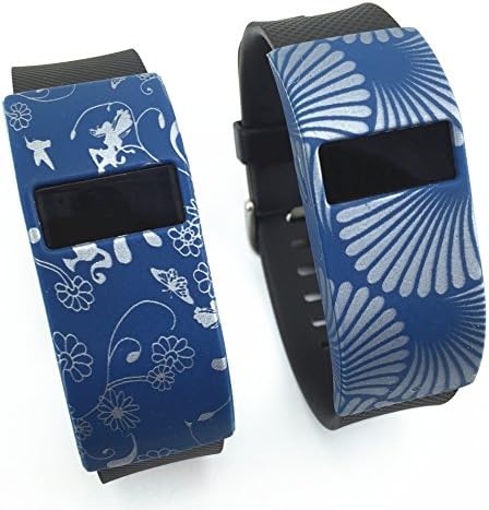 Band Cover for Fitbit Charge/Fitbit Charge HR Slim Designer Sleeve Protector accessories (2PCS-020)