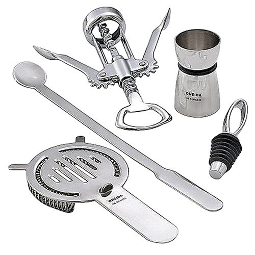 Bar Tools & Glasses Oneida 5pc. Stainless Steel Bar Set