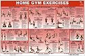 Home Gym Exercises Laminated (Poster)