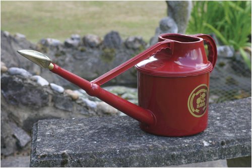 Childrens Toyshop  Outdoor Living : Haws Heavy Duty Plastic Watering Can - RED