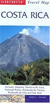 Costa Rica Travel Map (Globetrotter Travel Map)