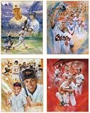 Limited Edition Lithograph Set featuring Cal Ripken, Jr.