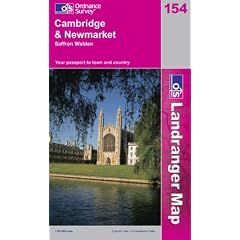 Cambridge and Newmarket, Saffron Walden (Landranger Maps)