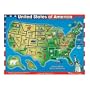 Melissa & Doug Deluxe Wooden USA Map Sound Puzzle