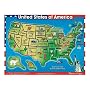Melissa & Doug Deluxe Wooden USA Map Sound Puzzle