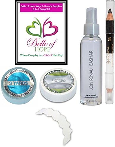 EXCLUSIVE by BOH Beauty Lace Front Ad6hesive Kit, Plus FREE DUO Tracing Pencil &amp; BOH Beauty Q&amp;A Guide (1/2" x 3 yds)