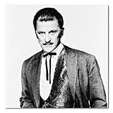 Kirk Douglas B&W Matte Photograph - 12x12 Inches (Gunfight at the O.K. Corral)