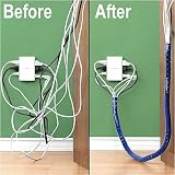Cable Zipper (Small, White) Cable Manager