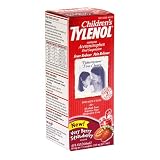 Childrens Tylenol Acetaminophen Fever Reducer / Pain Relie Oral Suspension for Ages 2 to 11, Very Berry Strawberry, 4-Ounce Bottles (Pack of 3)